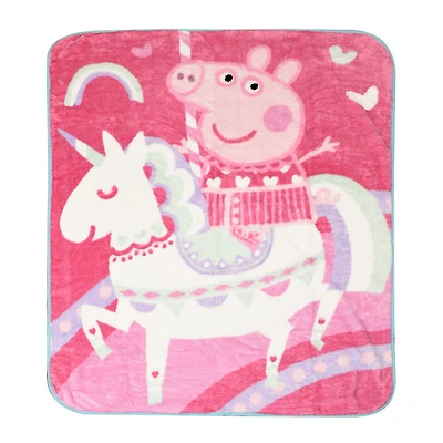 Peppa Pig couverture pour enfants 40 x 50 pouces