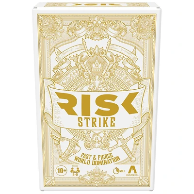 Risk Strike Cards and Dice Game, Quick-Playing Strategy Card Game for 2-5 Players