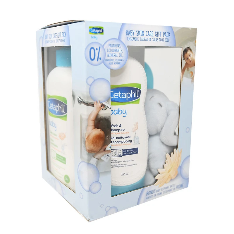 Coffret cadeau de soins de la peau pour bébé de Cetaphil.