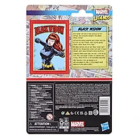 Hasbro Marvel Legends Series Retro 375 Collection, figurine Black Widow de 9,5 cm, 1 accessoire
