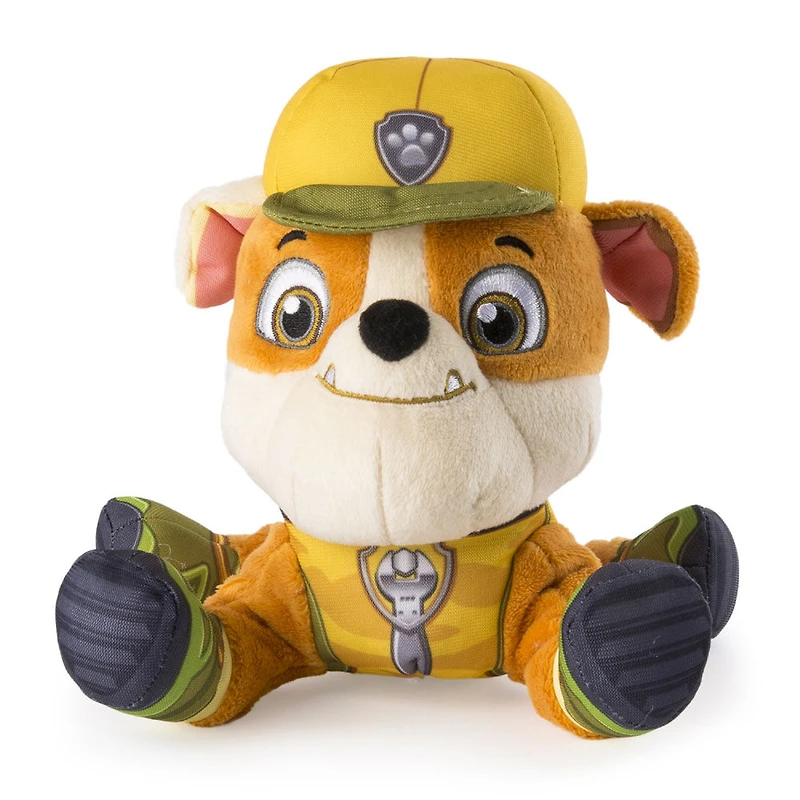 Paw Patrol, Jungle Rescue, 8" Plush, Rubble