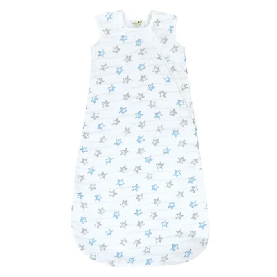 Perlimpinpin Bamboo muslin sleep bag - Stars, 6-18 Months