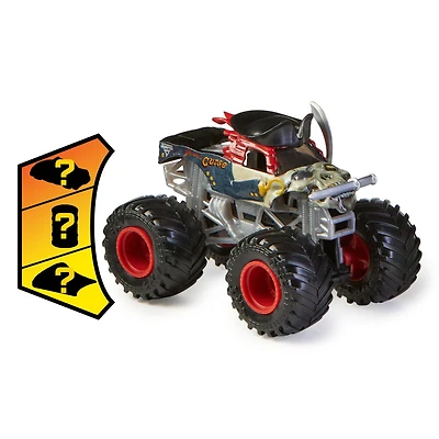 Monster Jam, Monster truck Pirate's Curse officiel, véhicule en métal moulé, série Crazy Creatures, échelle 1:64