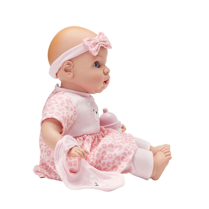 16" Baby With Bottle and Bib