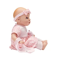 16" Baby With Bottle and Bib