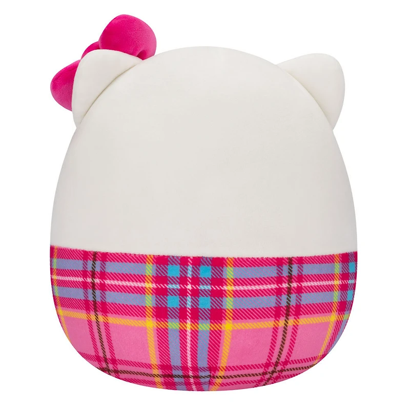 Squishmallows 8" - Sanrio: Pink Plaid Hello Kitty