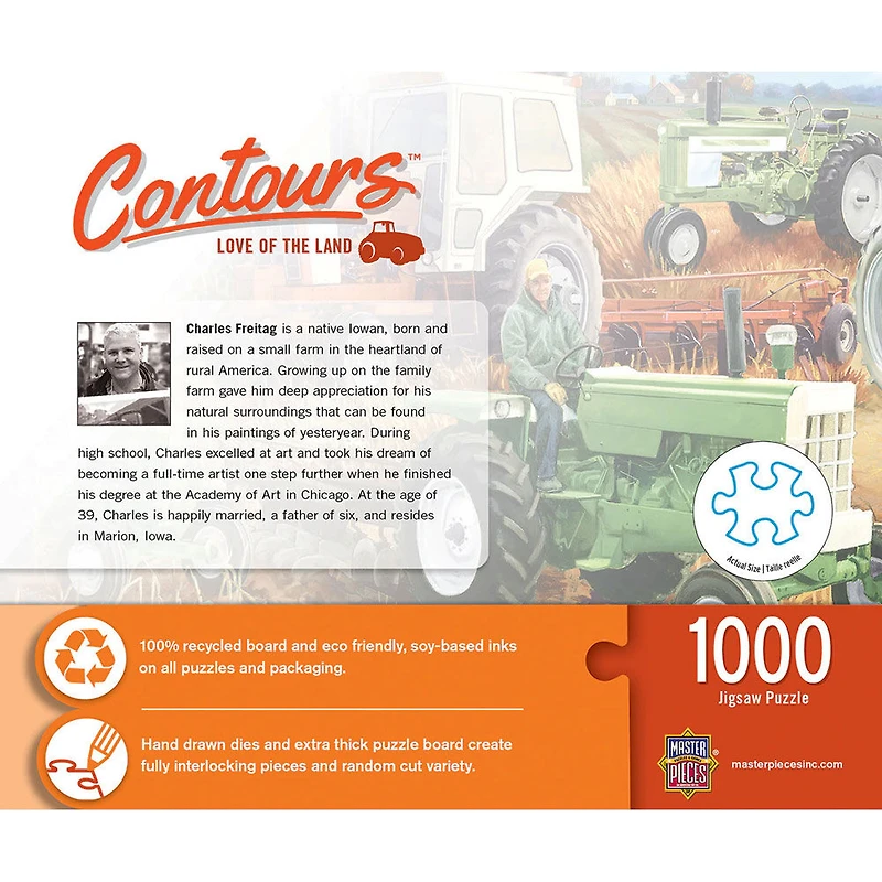 "Contours" - "Love Of The Land" - Puzzle En Forme De 1000 Pièces