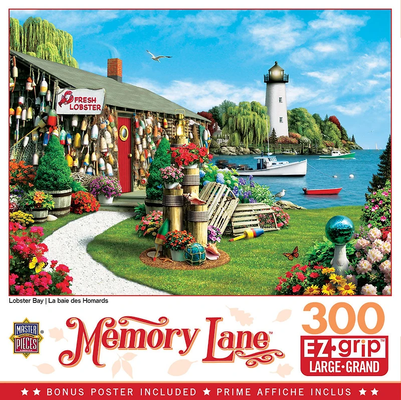 Memory Lane 300 Piece EZ-Grip Puzzle - Lobster Bay
