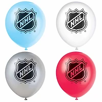 NHL Fans 12" Latex Balloons, 8 pieces