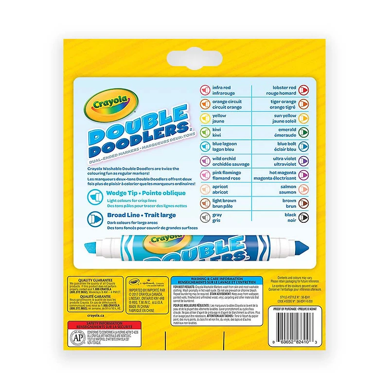 Crayola - Double Doodlers Markers, 10 ct