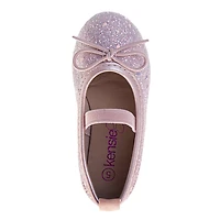 Toddler Pink Glitter Flat Size