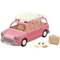 Minifourgonnette familiale de pique-nique Calico Critters, véhicule jouet pour poupées avec accessoires de pique-nique