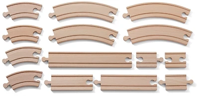 Imaginarium Express - Ensemble de rails droits et incurvés