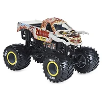 Monster Jam, monster truck officiel en métal moulé Zombie Breaking World Records, échelle 1:24