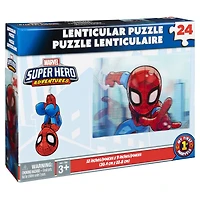 Marvel Super Heroes, Puzzle lenticulaire (3D) de 48 pièces