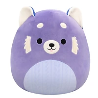 Squishmallows 12" Plush - Aldice the Purple Red Panda with Lavender Embossed Cable Knit Belly