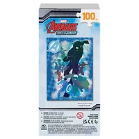 Marvel Avengers, Mech Strike, Puzzle de 100 pièces, jouets rétro, puzzles pour enfants Avengers, cadeaux Marvel, jouets super-héros, pour les enfants à partir de 4 ans