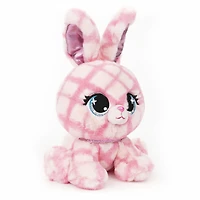 GUND P.Lushes Designer Fashion Pets, Trixie Karrats, lapine en peluche de luxe douce et élégante, rose et violet, 15,2 cm