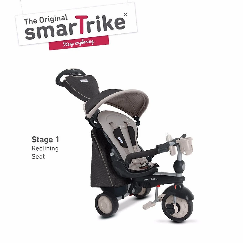 smarTrike: Infinity - Trike Aménageable NOIR (Trike qui transitions avec les enfants) - Notre exclusivité