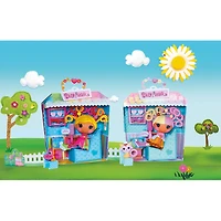 Lalaloopsy Silly Hair Doll - April Sunsplash with Pet Toucan, 13" rainbow hair styling doll