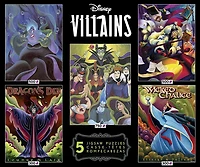 Ceaco Disney Villains 5-en-1 Jigsaw Puzzles