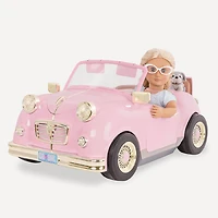 In The Driver'S Seat Retro Cruiser, Our Generation, Décapotable rétro pour poupées de 18 po