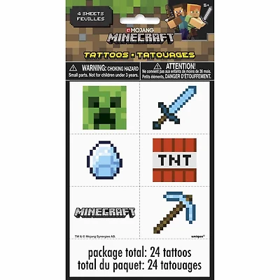 Minecraft Feuilles de tatouage, 4un