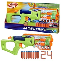 Blaster à fléchettes Nerf N Series Jadestrike, 24 fléchettes officielles Nerf N Series N1 - Notre exclusivité