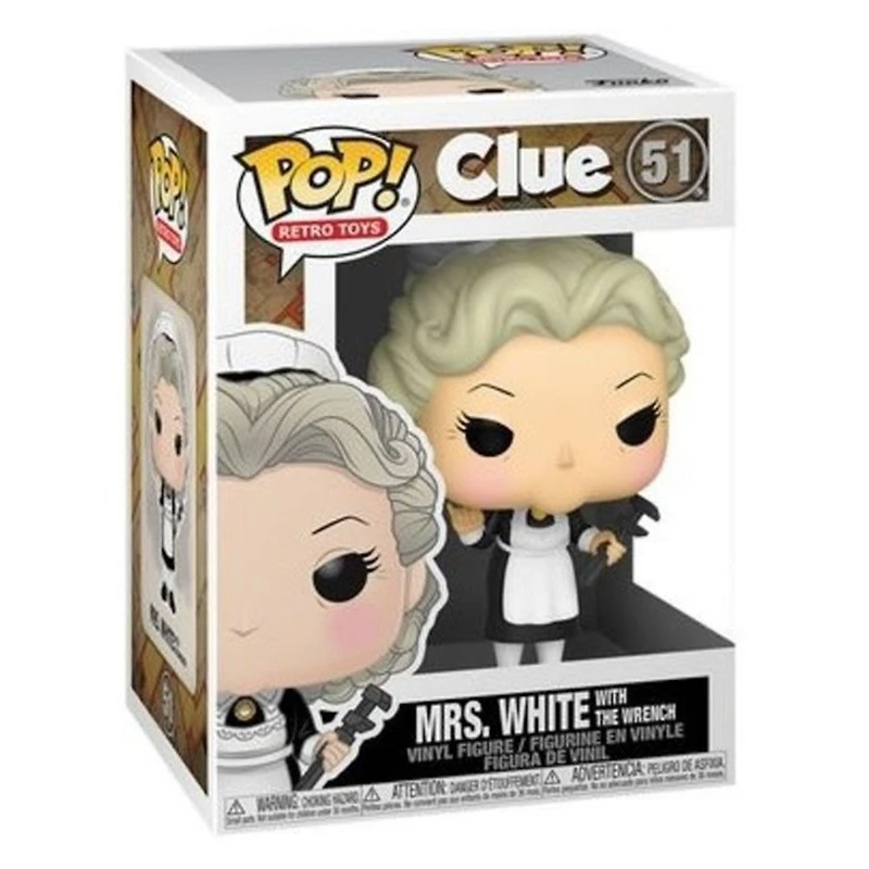 Figurine en Vinyle Mrs. White with Wrench par Funko POP! Clue