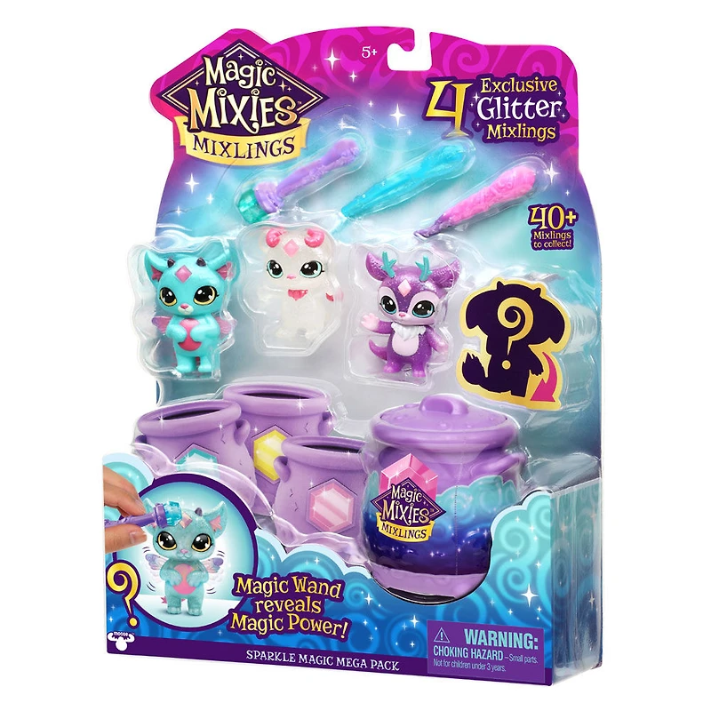 Magic Mixies Mixlings Scintillait La Magie Méga Pk - L'assortiment peut varier
