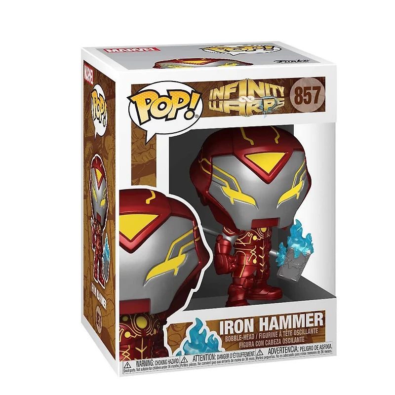 Figurine en Vinyle Iron Hammer par Funko POP! Marvel: Infinity Warps