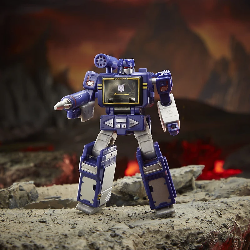 Transformers Kingdom, figurine WFC-K21 Soundwave classe Origine