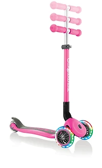 Primo Foldable Light-Up Scooter - Deep Pink