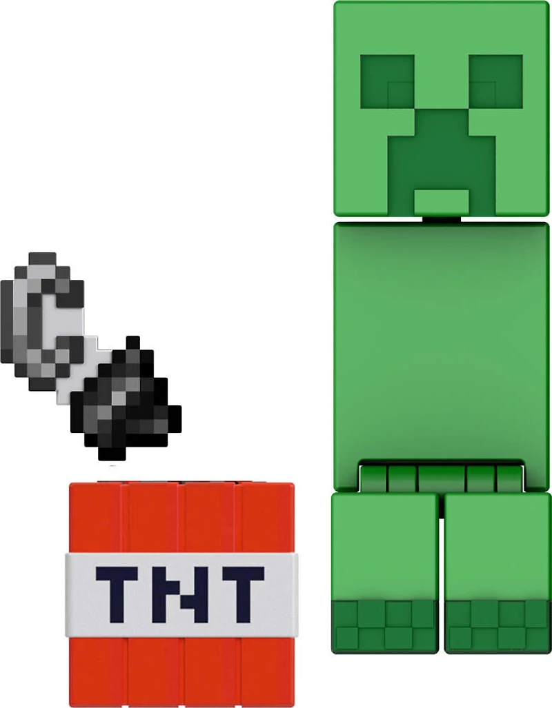 Collection de figurines et d'accessoires Minecraft Creeper