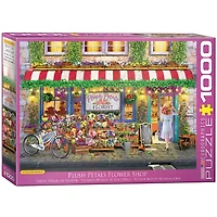 Puzzle Pétales En Peluche Fleuriste 1000 Pc