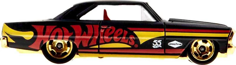 Rétro de véhicule "Perle and Chrome" 66 Chevy Nova Hot Wheels à l'échelle 1:64