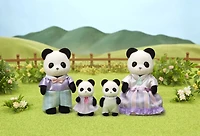 Calico Critters Pookie Panda Family, Lot de 4 figurines de poupée à collectionner