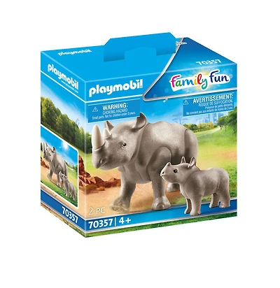 Rhinocéros et son petit, Playmobil Family Fun