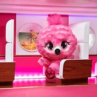 P.Lushes Designer Fashion Pets Flo West Flamingo Stuffed Animal, Hot Pink, 6"