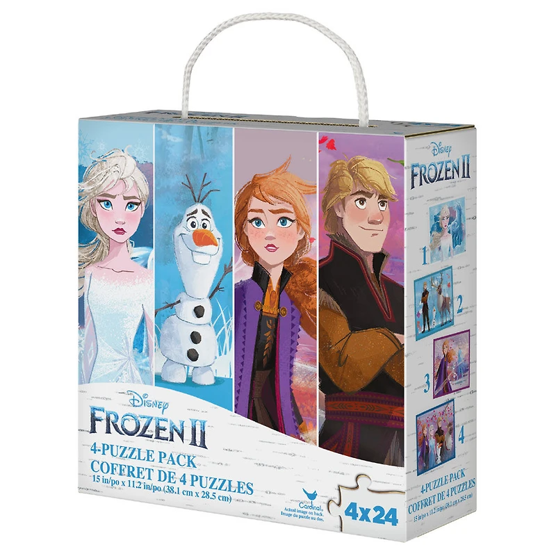 Disney Frozen 2 4-Pack of Jigsaw Puzzles