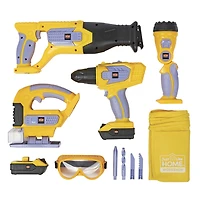 Just Like Home Workshop - Ensemble d'outils électriques de luxe