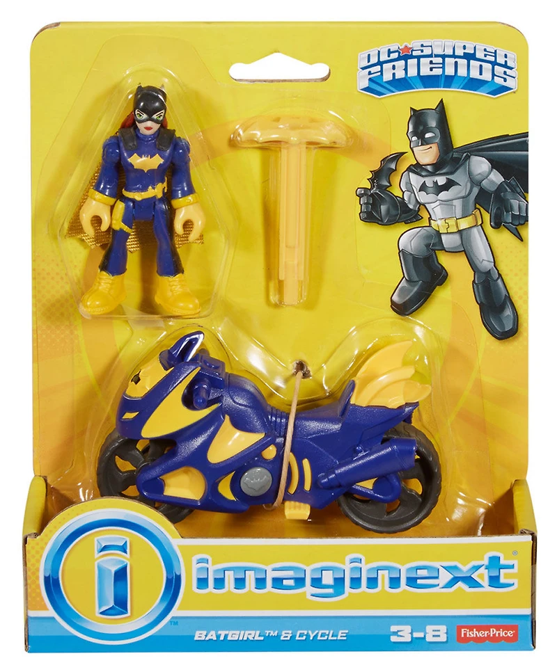 Imaginext - DC Super Friends - Batgirl et Moto - Édition anglaise