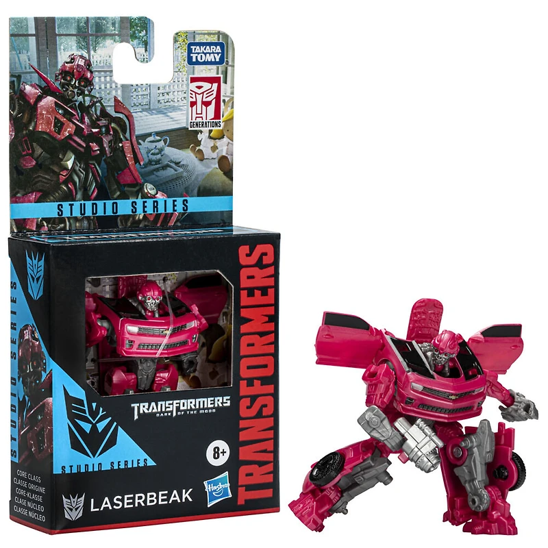 Transformers Studio Series, figurine Laserbeak classe Origine de 8,5 cm du film Transformers : La Face cachée de la Lune
