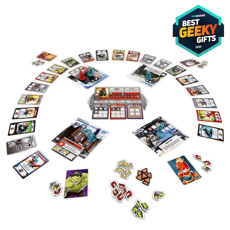 Marvel United, Jeu de cartes stratégique coopératif de super-héros, pour les adultes et les enfants à partir de 8 ans