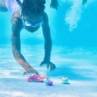 Swimways Gabby's Dollhouse Dive Characters 3-Pack, Swimming Pool Accessories & Kids Pool Toys, Pool Party Supplies & Water Toys
