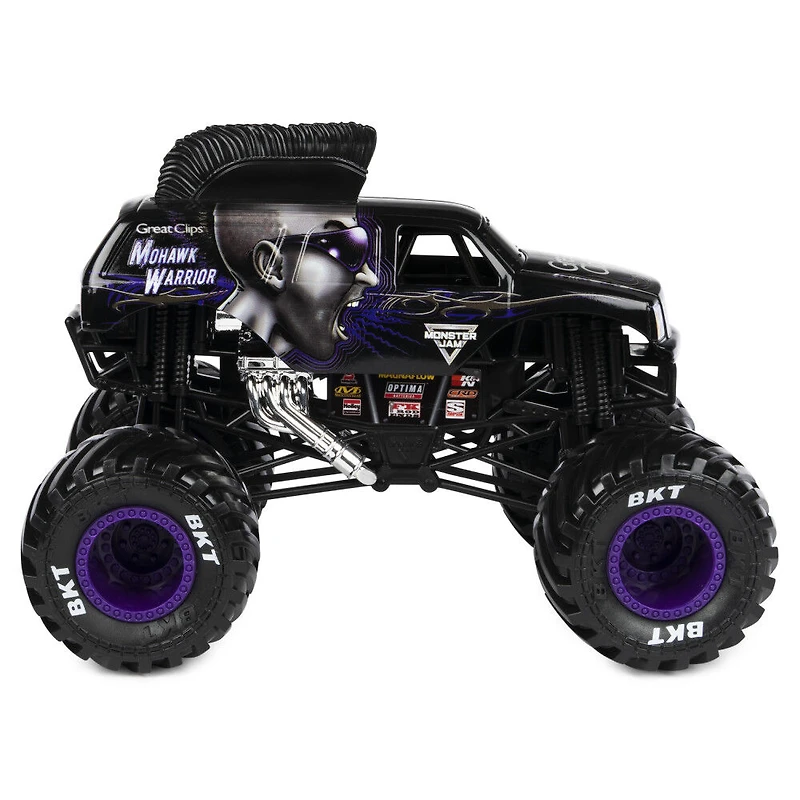 Monster Jam, Monster truck Mohawk Warrior officiel, véhicule en métal moul