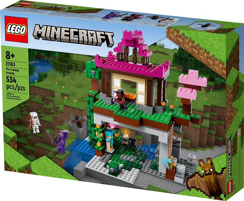 LEGO Minecraft Le camp d'entraînement 21183 Ensemble de construction (537 pièces)
