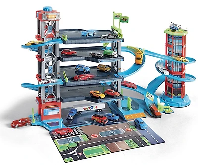Fast Lane Multi-Level Parking Garage Playset