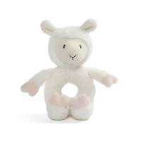 Baby GUND, Hochet Liam le lama en peluche Baby Toothpick, crème, 19,1 cm