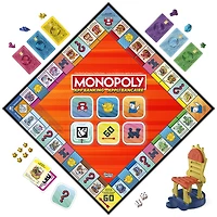 Monopoly App Banking Board Game, App-Enabled Game, Links to Smart Devices, Ages 8+